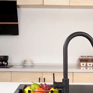 Faucet Kitchen Basin Tap 360°Swivel Pull Out Faucet Sink Water Tap Sensor