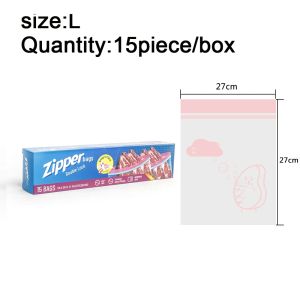 Ziploc Snack Bags Food Storage Bags for On the Go Freshness Travel storage Fruit and vegetable sealed preservation Plastic bag