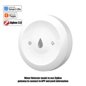 Cảm Biến Nước ZigBee 3.0 Thiết Bị Phát Hiện Rò Rỉ Thông Minh Báo Động Ngập Nước Cho Cổng Zigbee Tuya - Giám Sát Rò Rỉ Nước An Ninh Gia Đình