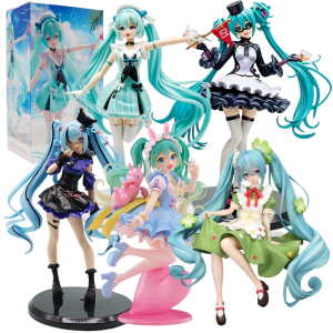Bandai | Multiple Models Anime Figurine Standing Posture and Sitting Posture Series Cute Action Model Desktop Collection Gift