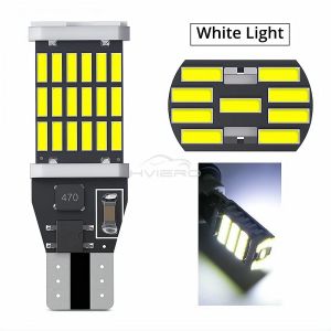 1/2/6PCS Car LED Trunk License Plate Lamp CANBUS T15 W16W 4014 45SMD Bright Tail Reversing Brake Turn Signal Light BackUp Bulb