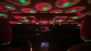 1pc Mini Car Roof Star Night Interior Lights USB LED Projector Atmosphere Lamp Adjustable For Auto Roof Room Ceiling Party Decor