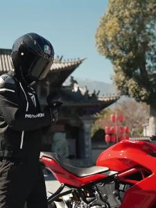 MOTOWOLF | Bộ Đồ đua chống ngã thoáng khí