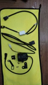 [VG73] Mạch Passing V2 bấm sẵn giắc Đèn trợ sáng L4x mạch cầu chi dài 130cm pát chân gương ghi đông