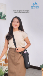 CRYSLENE Botol Minum Tumbler Stainless Steel 750 ml By FJ Bottle