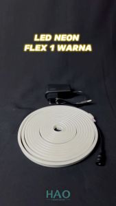 Paket Lampu Strip LED Neon Flex 220V IP65 Waterproof / Lengkap Tinggal Colok / Merk Hakamitsu HK-5066