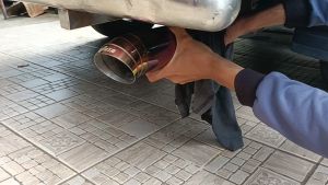 Savinta Knalpot Racing Mobil Tailpipe 2.5inch Stainless Bass Size 33cm Innove Pajero Furtuner Taft