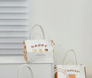 Waterproof Maillard Design Insulated Lunch Bag Spacious Bento Carrier for Work and School B164