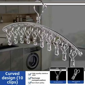 Multifunctional Socks Drying Rack with Multiple Clips for Home Use