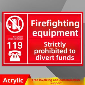 Fire Safety Warning Sign Fire Extinguisher Usage Instructions Fire Hydrant No Smoking Caution Electrical Shock Fire Safety Indication Sign Factory Inspection Mark Safety
