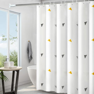 Cool Thin No-Punching Waterproof Mold Proof Bathroom Curtain PEVA Room Partition Door Curtain Easy to Install in Bathroom