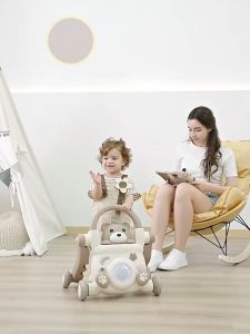 Xe tập đi đa chức năng: xe đẩy xe trượt xe đồ chơi âm nhạc cho bé