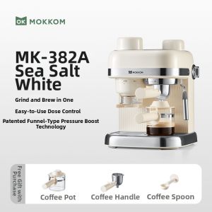 mokkom | Integrated Grinder Semi-automatic Coffee Machine Small