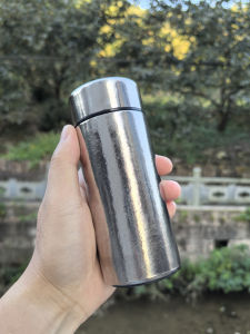 Cốc Tiệc Tùng Bằng Titan Nguyên Chất 200ml Cốc Đựng Trà Ngoài Trời Di Động Mini Túi Cốc Cách Nhiệt Hai Lớp Rỗng