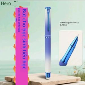 HERO | Hero P336M Bút Máy Có Thể Xóa Được Bằng Nhiệt Thân Kim Loại Bóng Có Thể Tái Sử Dụng Ngòi Tiêu Chuẩn Văn Phòng Phẩm Dành Cho Sinh Viên Bút Viết