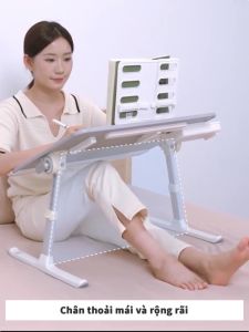 AIODIY Bàn Học Gấp Gọn Thích hợp cho việc học tập và làm việc văn phòng Có thể điều chỉnh độ cao.
