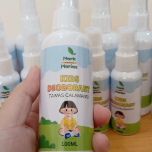 Mark and Marias Kids Deodorant Tawas Calamansi 100ml & 50ml | Gentle Kids Deodorant for Daily Freshness | Helps Control Body Odor Sweat & Unpleasant Smell | Calamansi Fresh Scent | Natural Skin Care for Active Boys & Girls | Daily Use | Gentle Odor Care