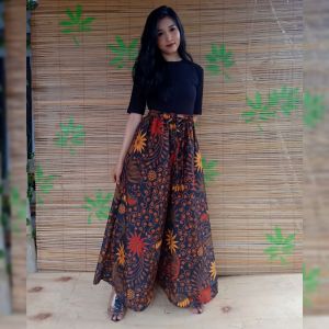 CELANA KULOT BATIK PANJANG JUMBO WANITA KERJA