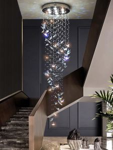Vivid Butterfly Crystal Chandelier