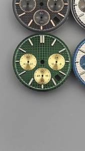 Starry Sky 30mm High Quality Watch Dial 6-pins Watch Hands With Green Luminous Suitable For VK63 Quartz Movement Watch Accessory