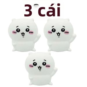 Bandai | Chiikawa Anime Đèn Ngủ LED Hachiware Usagi Thỏ Đèn PVC 3D Đèn Cho Phòng Ngủ Để Bàn Trang Trí Quà Tặng Sinh Nhật Cho Tất Cả
