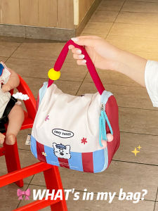 กระเป๋าเดินทางแบบถือสำหรับแม่ที่มีน้ำหนักเบาและสะดวกสบาย กระเป๋าใส่ขวดนมและของใช้สำหรับเด็ก เหมาะสำหรับเด็กอายุ 1-7 เดือน