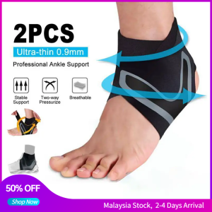 2 pcs Ankle Guard Brace Ankle Support Foot Support Bandage Adjustable Elasticity Anti Slip Ankle with Strap  Knee Support Sleeve Outdoor Indoor Sports Fitness Pengawal Perlindung lutut Pelindung lutut kaki