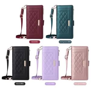 szhaiyu | Leather Wallet Case For Samsung Galaxy S26 S25 S24 S23 S22 S21 Ultra Plus Edge FE A57 A27 A56 A36 A55 A35 Lanyard Crossbody