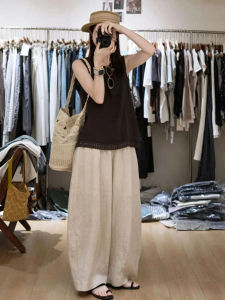 SUSIEYUAN | Women Summer OOTD Style Set Han-style Linen