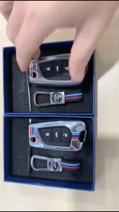 Casing Metal Elegant Kunci Remote Toyota Innova Reborn 3 Tombol