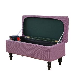 Elastic Storage Box Bench Cover Flip Cover Footrest Sofa Bench Dustproof Cover Separate Strips Bench Cover Modern Minimalist Style