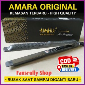 Catokan Amara 9299B Original 2 IN 1 Catokan Rambut Lurus dan Curly Professional Tourmaline