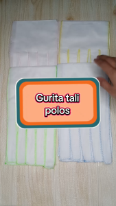 1 LUSIN gurita tali bayi putih perlengkapan bayi baru lahir