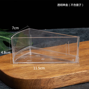 Xuyên Thấu Nhựa Mousse Cup Sáng Tạo Nhiều Lớp Hộp Bánh Tam Giác Món Tráng Miệng Đứng Thân Cao Bánh Pudding Cup Dụng Cụ Nấu Ăn Nhà Bếp