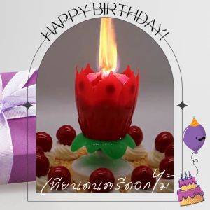 เทียนดนตรีดอกไม้ 8 ชั้น 8 ดอก6สีให้เลือก สูงประมาณ 11 ซม. เส้นผ่านศูนย์กลางด้านล่างประมาณ 6 ซม. น้ำหนักเดี่ยวประมาณ 80g สำหรับตกแต่ง สินค้าพร้อมส่ง