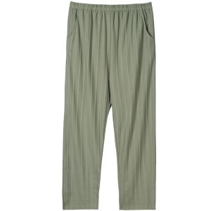 me home wear | Cotton Long Loungewear Trousers