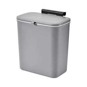 Small Kitchen Compost Bin - Countertop/Under Sink Use Lidded Hanging Indoor Trash Can for Kitchen Cabinet Doors 1pc
