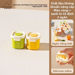 MODERN SWEETHOME | Hộp Đựng Thực Phẩm Bé Bằng Silicone Dùng Được Với Thực Phẩm