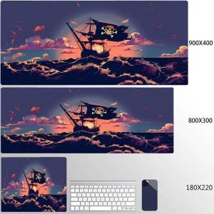 Bandai | Tấm Lót Chuột Anime One Piece XXL - Robin Luffy Zoro Sanji Nami Law Chất Liệu Cao Su Dùng Cho Bàn Phím Máy Tính Chơi Game Phụ Kiện Bàn Làm Việc