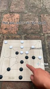 Bộ trò chơi dân gian bàn cờ gánh và bàn cờ 3 hàng sản phẩm 2 trong 1 làm từ gỗ tái chế bảo vệ môi trường rèn luyện tư duy sáng tạo giải trí thú vị - Lazada