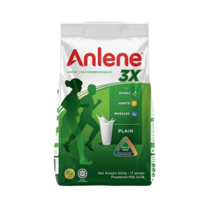 Anlene 3X Plain 600g Milk Powder For Adults