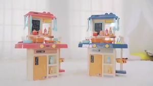 42pcs Baby Kitchen Toys Play Set with Water Light and Sound Effects Educational Fun Toys for Kids