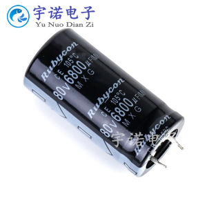High Quality Original Switch Power Amplifier Aluminum Electrolyte Capacitor 80V 6800UF Specifications 30x50 Electronic Components