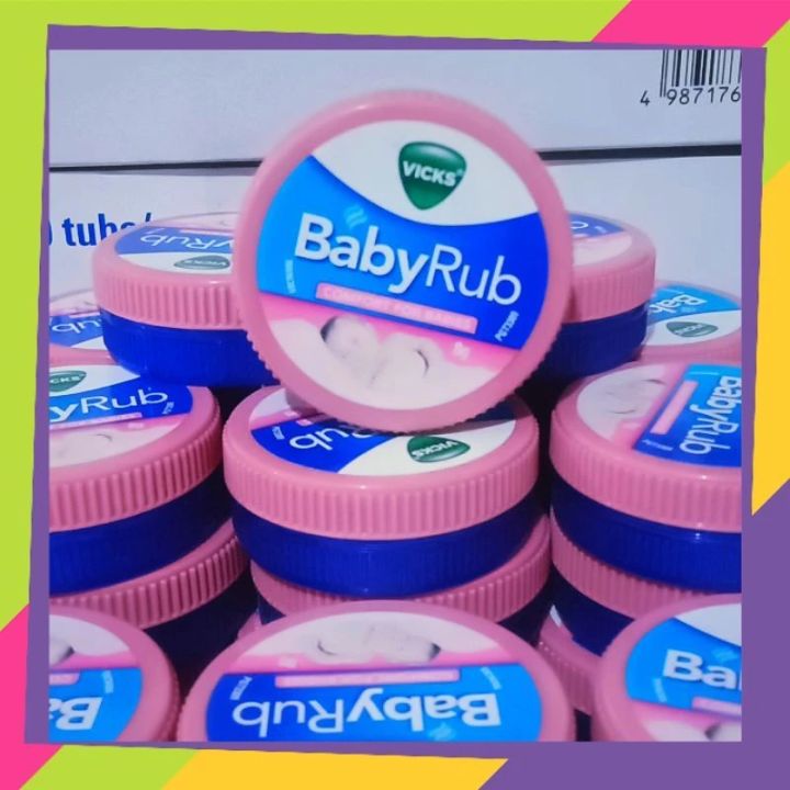 Vicks Baby Rub Soothing Relief 8g Natural Relief for Coughing and
