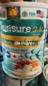 OSIRISURE GOLD LUXURY 900G – SỮA NON TỔ YẾN CANXI NANO MK7 BỔ SUNG DINH DƯỠNG MỖI NGÀY