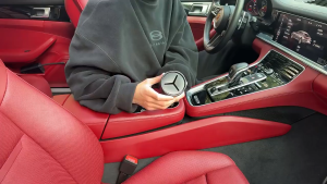 Universal Multifunctional Car Trash Can Mini Auto Garbage Can Leakproof Vehicle Trash Bin with Lid