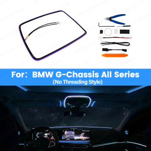 11 Color LED Center Console Ambient Light for BMW 5/6 Series X3 X4 IX3 G30 G31 G32 G01 G02 G08 Adjustable Mood Lighting