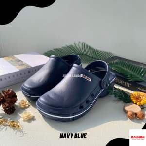 Sandal Baim Kodok Media Wanita EVA Hitam & Navy 956W Hema Size 36-40