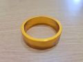 Ring Spacer Spicer Headset Stem Sepeda Ukuran 5mm 10mm 5 mm 10 mm 1cm 0.5cm alloy Aluminium Warna Biru Gold Merah Hitam. 