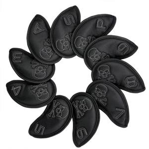 10 Cái/bộ Golf Iron Headcover Set 3-9PSA Thêu Số Câu Lạc Bộ Đầu Bao Thể Thao Thiết Bị Tập Đánh Golf Phụ Kiện
